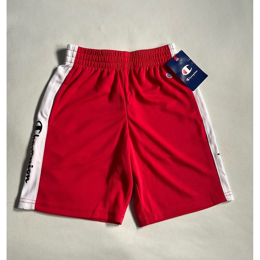 Champion Boys Red & White‎ Athletic  Shorts Size 7